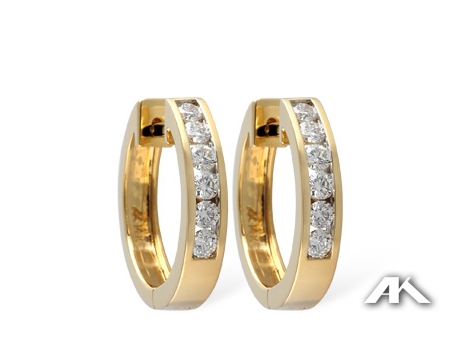Diamond Hoop Earrings - Please visit our store to see our entire collection of diamond fashion jewelry